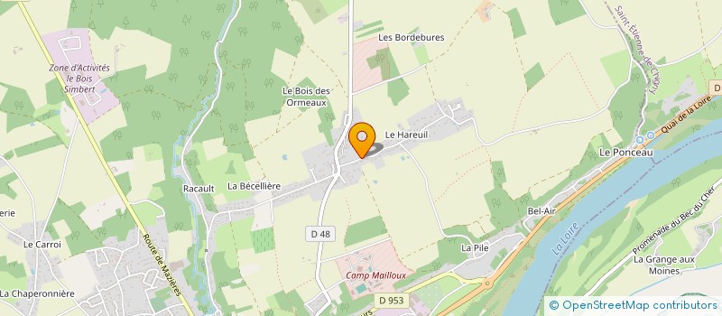 localisation de l'entreprise MADAME AUDREY VIVIEN  LA CHAPELLE-AUX-NAUX