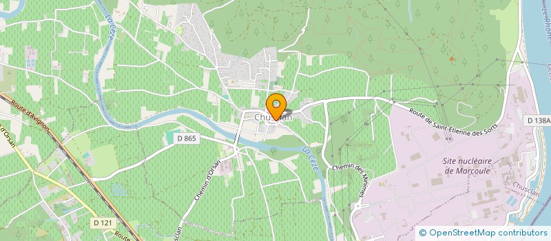 localisation de l'entreprise MADAME AUDREY VIVIER  CHUSCLAN