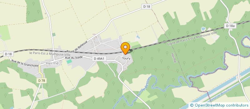 localisation de l'entreprise MADAME AUDREY VIZUETE  HERME