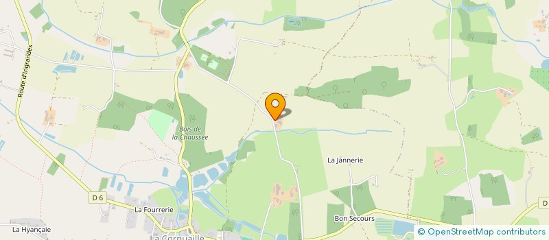 localisation de l'entreprise MADAME AUDREY VOISIN  VAL D'ERDRE-AUXENCE