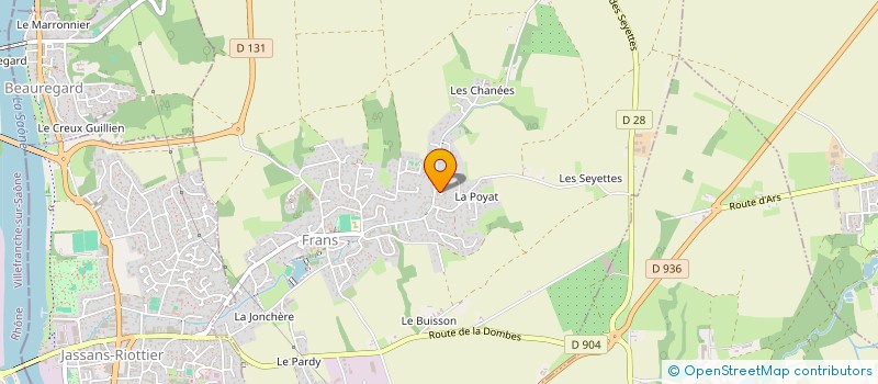 localisation de l'entreprise MADAME AUDREY VUILLERMIER à FRANS