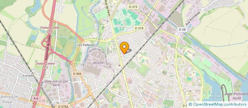 localisation de l'entreprise MADAME AUDREY WAMA  CHALON-SUR-SAONE