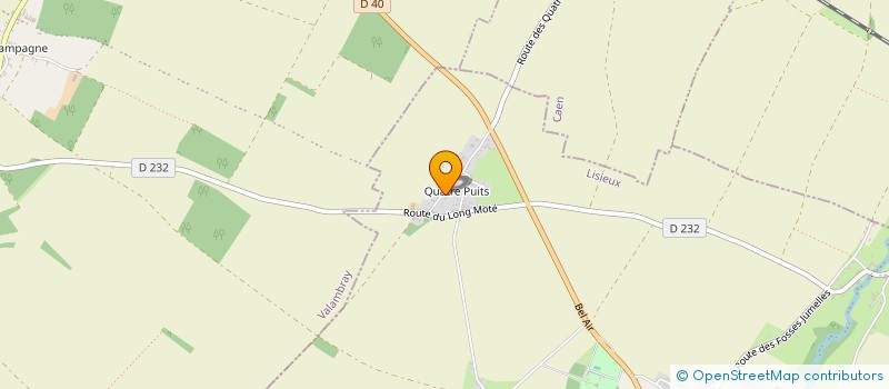 localisation de l'entreprise MADAME AUDREY WAROQUIER  MEZIDON VALLEE D'AUGE