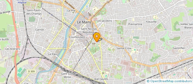 localisation de l'entreprise MADAME AUDREY WEIBEL  LE MANS