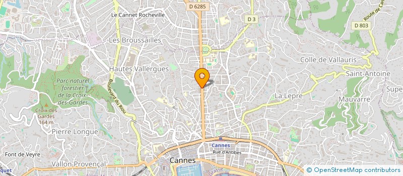 localisation de l'entreprise MADAME AUDREY WIECZOREK  CANNES