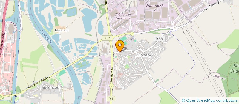 localisation de l'entreprise MADAME AUDREY WILLAUME  ENNERY