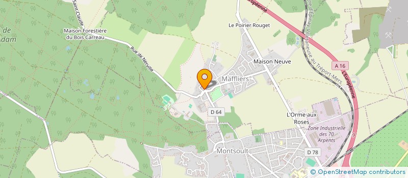 localisation de l'entreprise MADAME AUDREY WNENT  MAFFLIERS