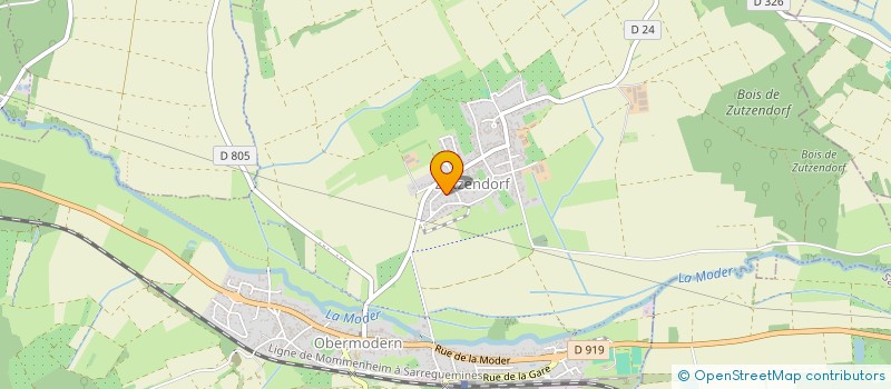 localisation de l'entreprise MADAME AUDREY WOLFF  OBERMODERN-ZUTZENDORF