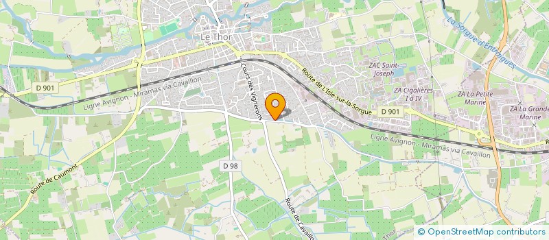 localisation de l'entreprise MADAME AUDREY YGOUF  LE THOR