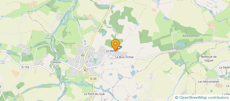 localisation de l'entreprise MADAME AUDREY YOUX à LE PIN