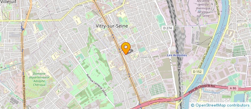 localisation de l'entreprise MADAME AUDREY ZABAREL  SUCY-EN-BRIE