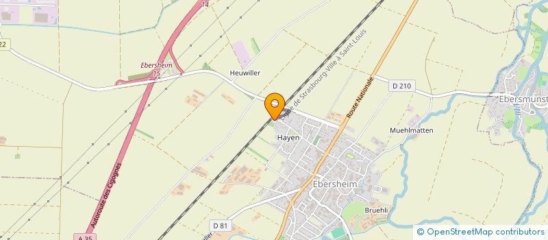 localisation de l'entreprise MADAME AUDREY ZAMOLO  EBERSHEIM