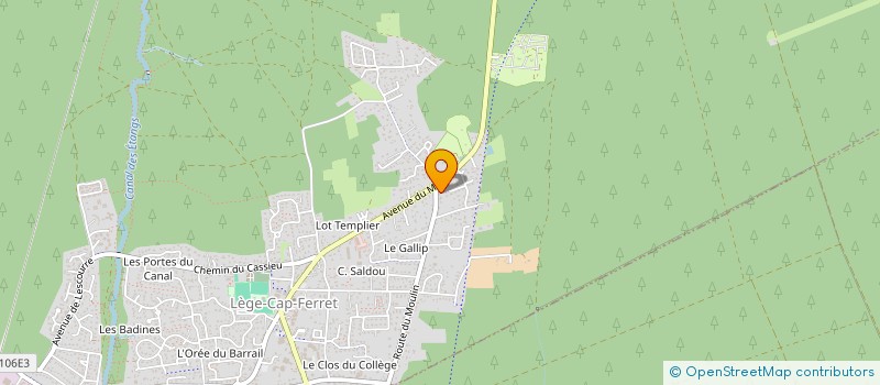 localisation de l'entreprise MADAME AUDREY ZITO  LEGE-CAP-FERRET