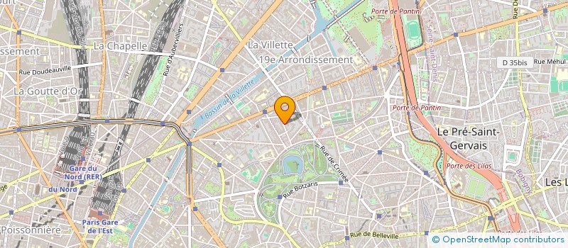 localisation de l'entreprise MADAME AUDRIE CONCORDET  PARIS