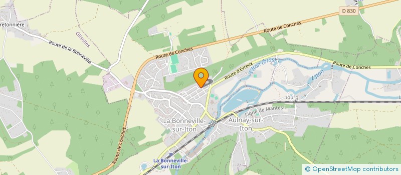 localisation de l'entreprise MADAME AUDRYENNE MASSEE  LA BONNEVILLE-SUR-ITON