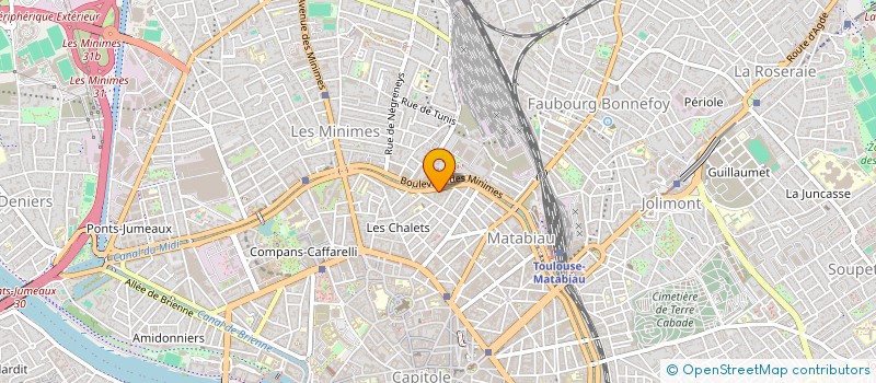 localisation de l'entreprise MADAME AUGUSTA CAUBET à TOULOUSE