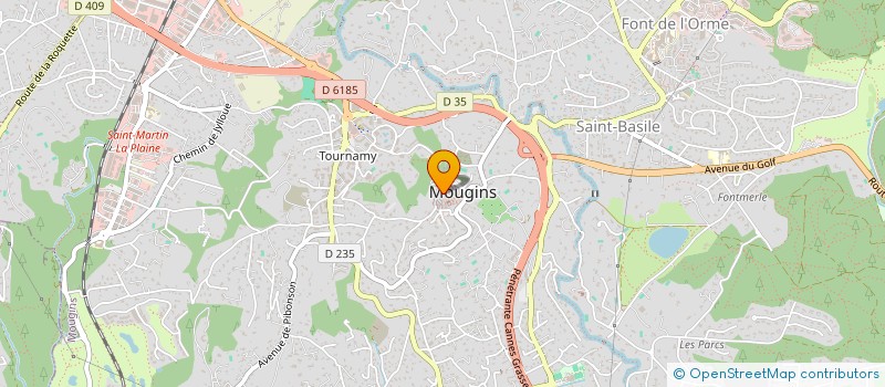 localisation de l'entreprise MADAME AUGUSTA CRACEL ESMERIZ TEIXEIRA  MOUGINS