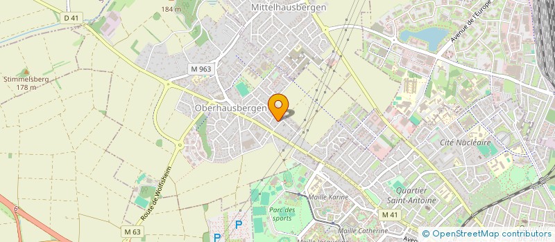 localisation de l'entreprise MADAME AUGUSTA GOERGLER  OBERHAUSBERGEN