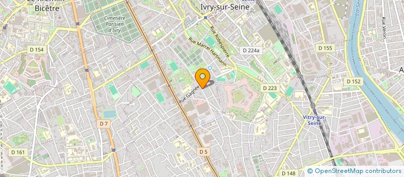 localisation de l'entreprise MADAME AUGUSTA IMOMON  VITRY-SUR-SEINE