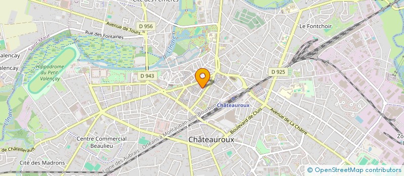 localisation de l'entreprise MADAME AUGUSTA KETZER MENEZES à CHATEAUROUX