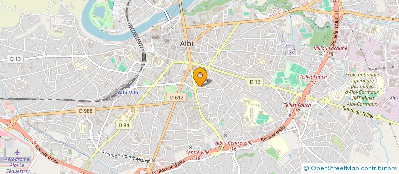 localisation de l'entreprise MADAME AUGUSTA LOUPIAS  ALBI