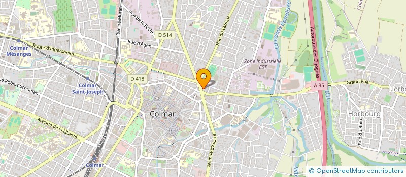 localisation de l'entreprise MADAME AUGUSTA MOREIRA RIBEIRO  COLMAR