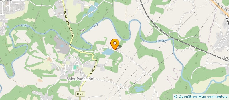 localisation de l'entreprise MADAME AUGUSTA PAUL  SAINT-PANDELON