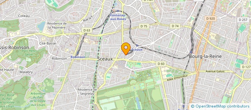 localisation de l'entreprise MADAME AUGUSTA PEDROSA MARTINS à SCEAUX
