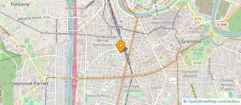 localisation de l'entreprise MADAME AUGUSTE REYMOND à GRENOBLE