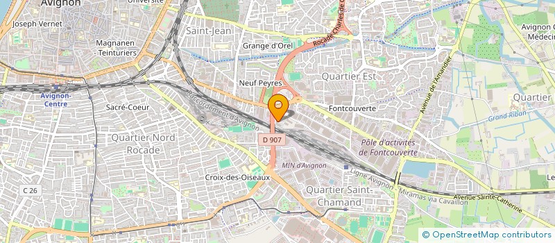 localisation de l'entreprise MADAME AUGUSTE RIFFAUT  AVIGNON