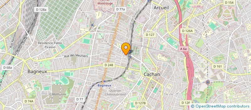 localisation de l'entreprise MADAME AUGUSTIN NKAMLEUN FOSSO  CACHAN