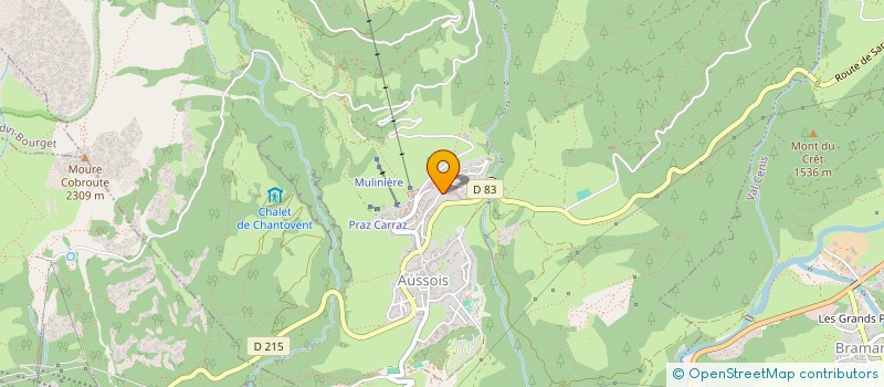 localisation de l'entreprise MADAME AUGUSTINE AYMONOD  AUSSOIS