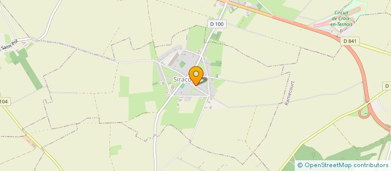 localisation de l'entreprise MADAME AUGUSTINE BAILLEUL  HESDIN