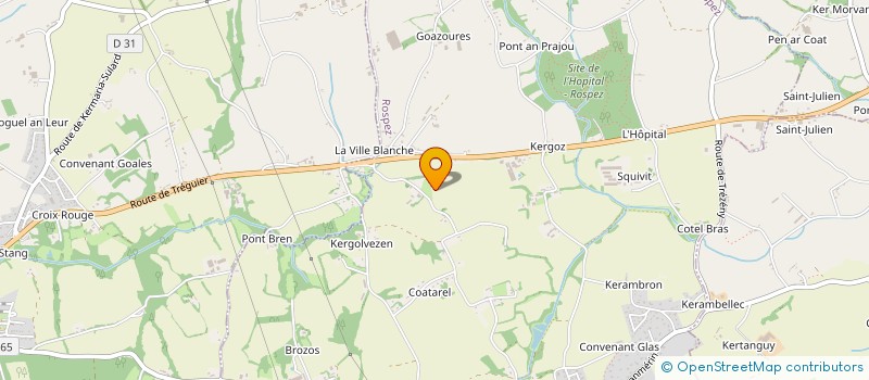 localisation de l'entreprise MADAME AUGUSTINE BARZIC  ROSPEZ