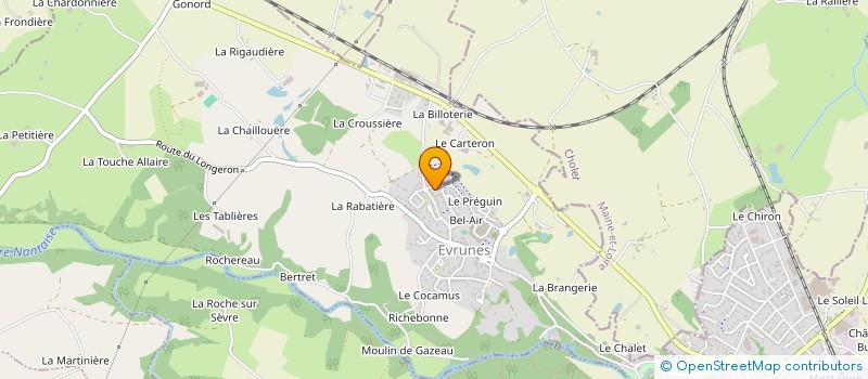 localisation de l'entreprise MADAME AUGUSTINE BROCHOIRE  MORTAGNE-SUR-SEVRE