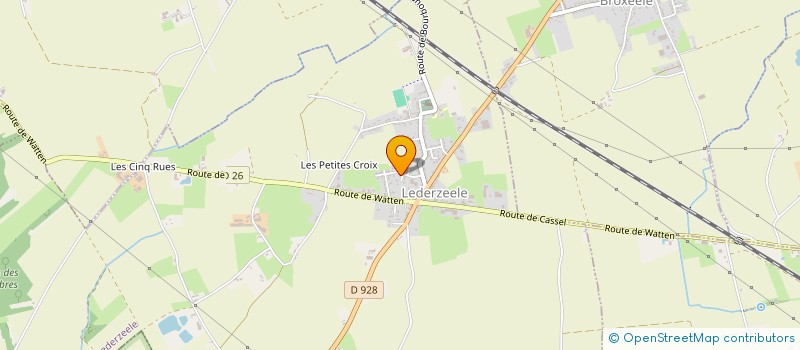 localisation de l'entreprise MADAME AUGUSTINE COEVOET  LEDERZEELE