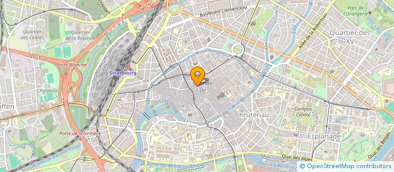 localisation de l'entreprise MADAME AUGUSTINE DAUMAS  STRASBOURG