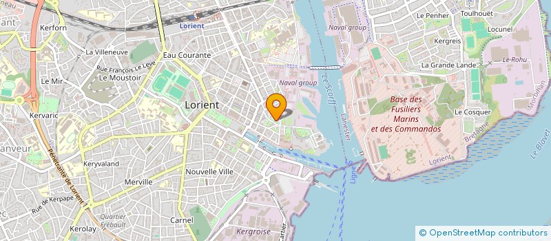 localisation de l'entreprise MADAME AUGUSTINE DENEUVILLE  LORIENT