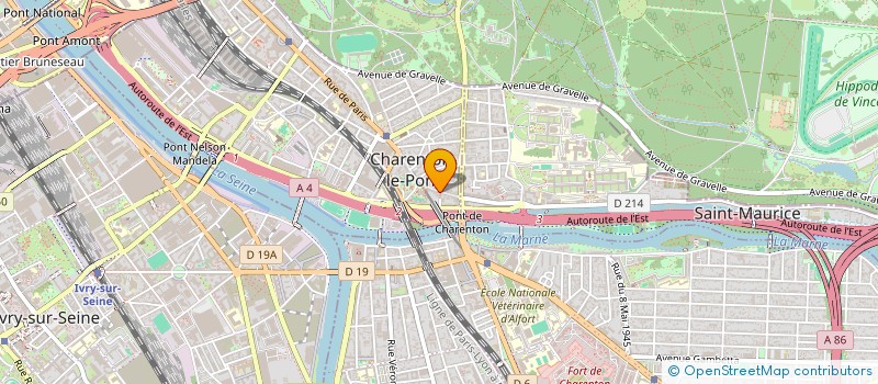 localisation de l'entreprise MADAME AUGUSTINE GAUDOU à CHARENTON-LE-PONT
