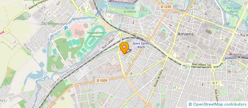 localisation de l'entreprise MADAME AUGUSTINE JANSSEN  AMIENS