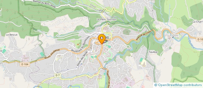 localisation de l'entreprise MADAME AUGUSTINE KOAMA  PRIVAS