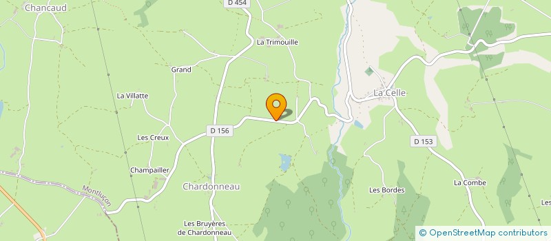 localisation de l'entreprise MADAME AUGUSTINE LAFANECHERE  LA CELLE