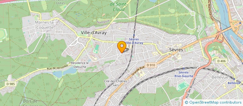 localisation de l'entreprise MADAME AUGUSTINE LOUIS à VILLE-D'AVRAY