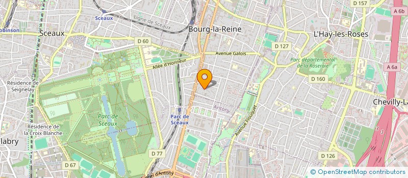 localisation de l'entreprise MADAME AUGUSTINE TIEKOUA à BOURG-LA-REINE