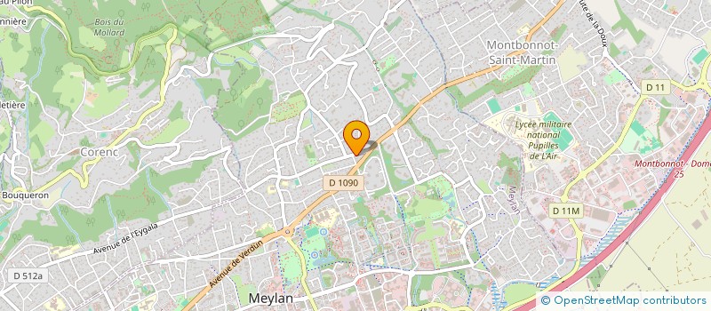 localisation de l'entreprise MADAME AULDE PAYERNE à MEYLAN