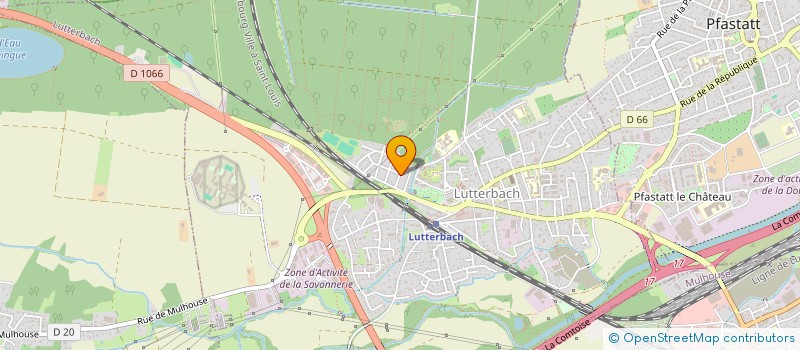 localisation de l'entreprise MADAME AUN THAM  LUTTERBACH