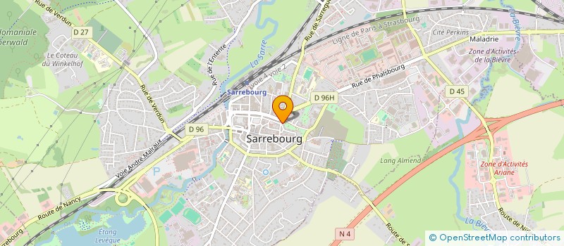 localisation de l'entreprise MADAME AUNG EI PHYU PHYU  SARREBOURG