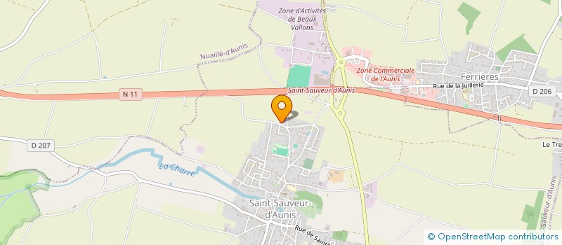 localisation de l'entreprise MADAME AUPHELIE BOUILLET à SAINT-SAUVEUR-D'AUNIS