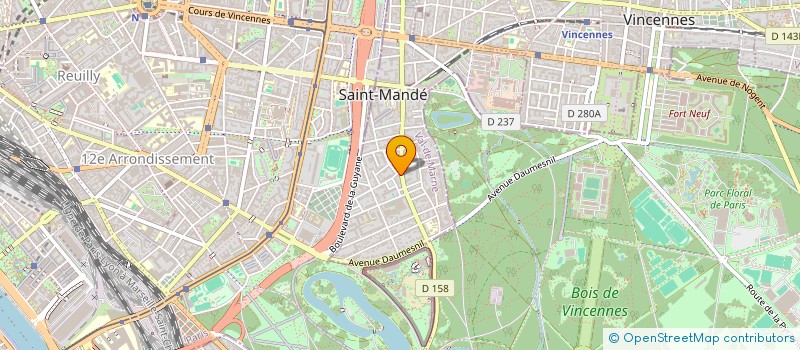 localisation de l'entreprise MADAME AURA ASSOULINE à SAINT-MANDE