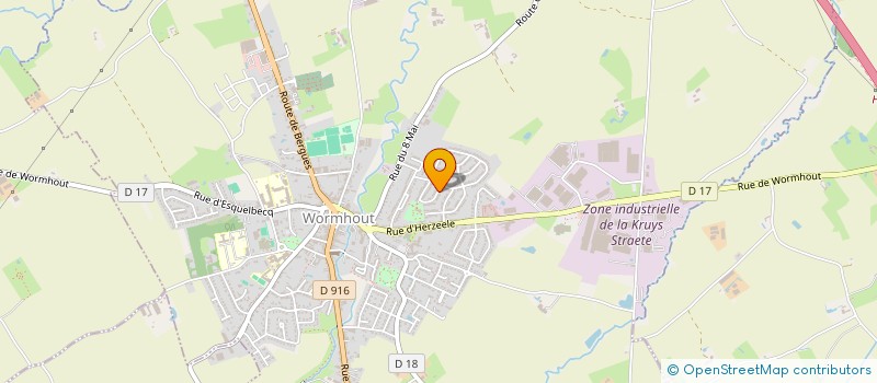 localisation de l'entreprise MADAME AURANE BOLLENGIER  WORMHOUT